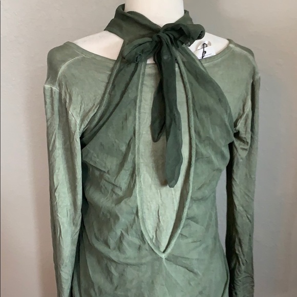 NWT Hunter Green Mock Turtle Neck Top - Picture 4 of 6